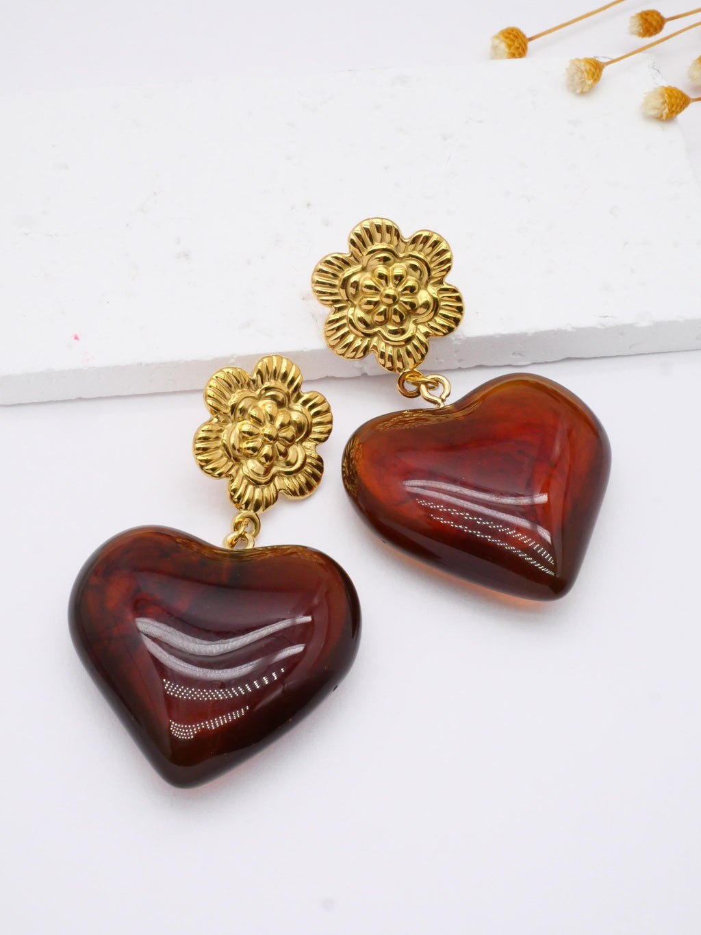 Boucles d'oreilles Coeur