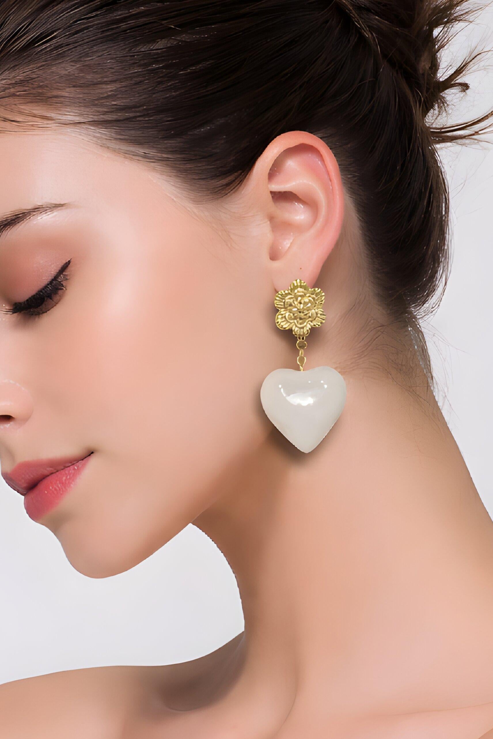 Boucles d'oreilles Coeur