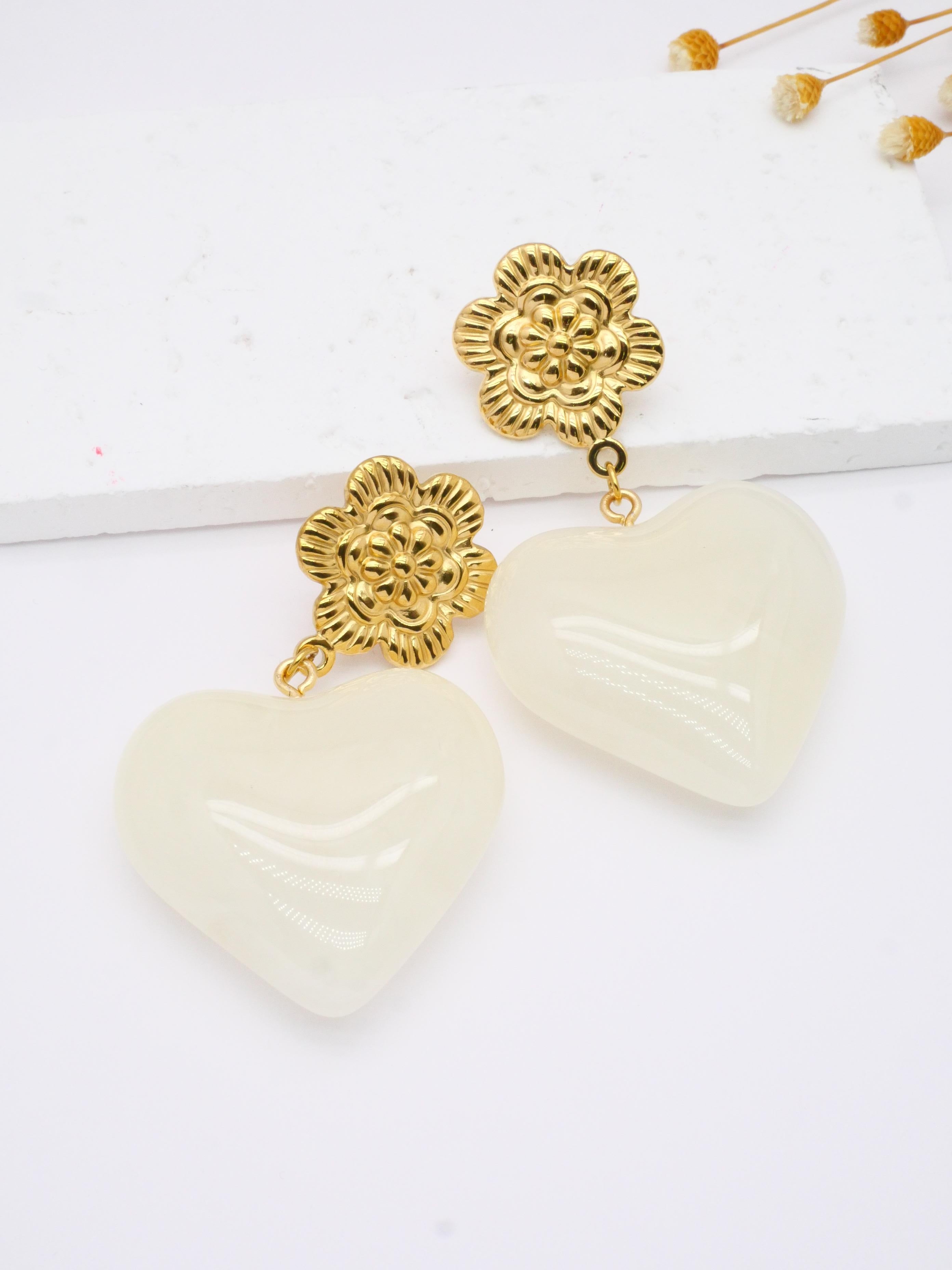Boucles d'oreilles Coeur