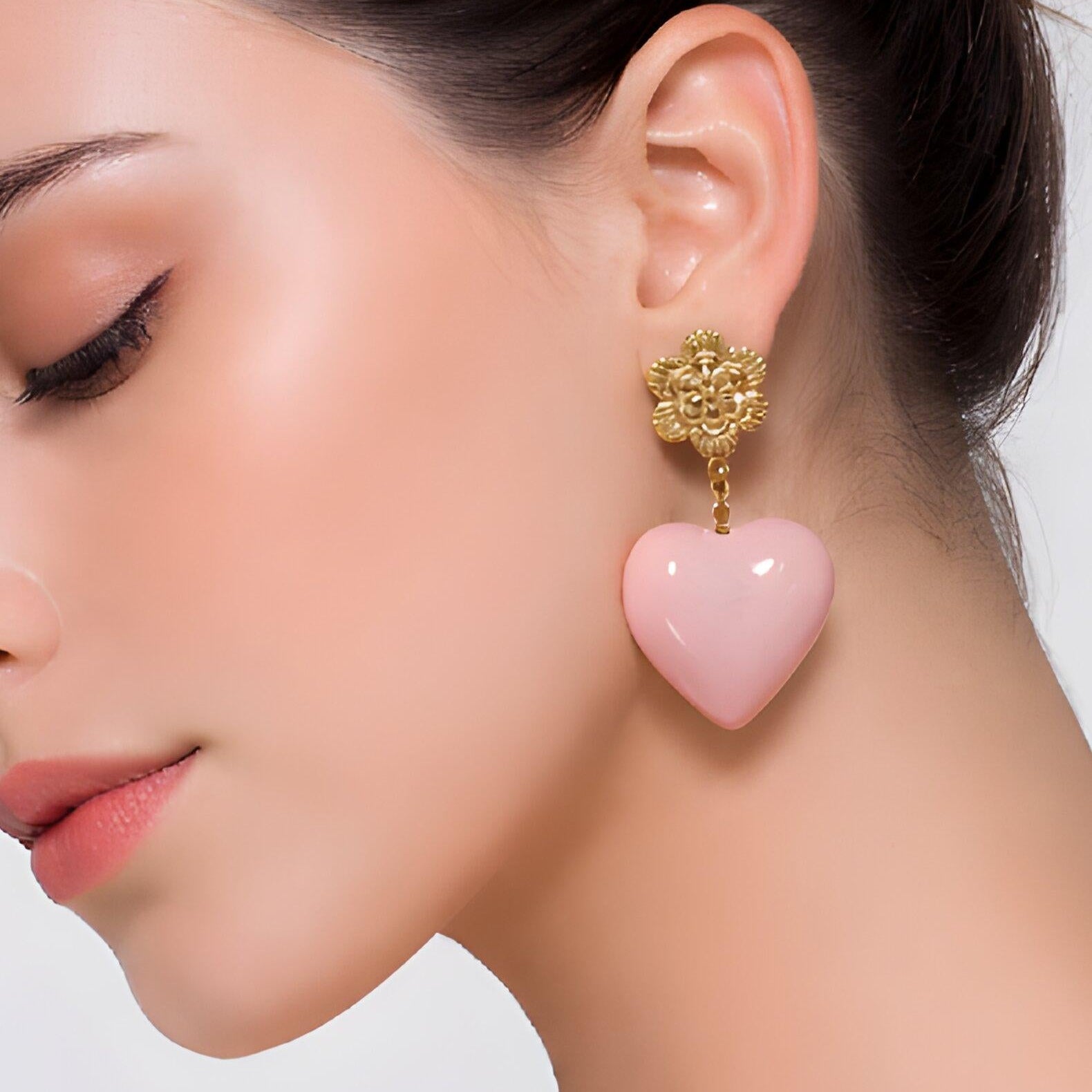 Boucles d'oreilles Coeur