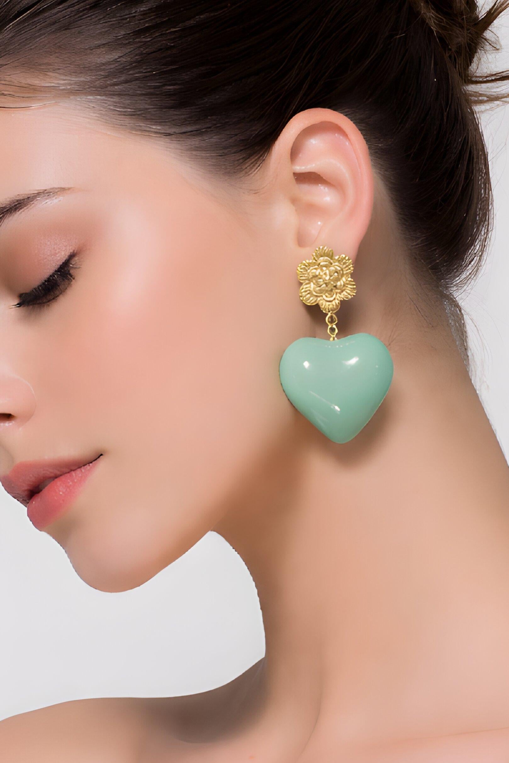 Boucles d'oreilles Coeur