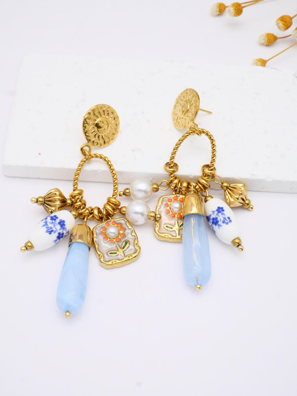 Boucles d'oreilles Flores