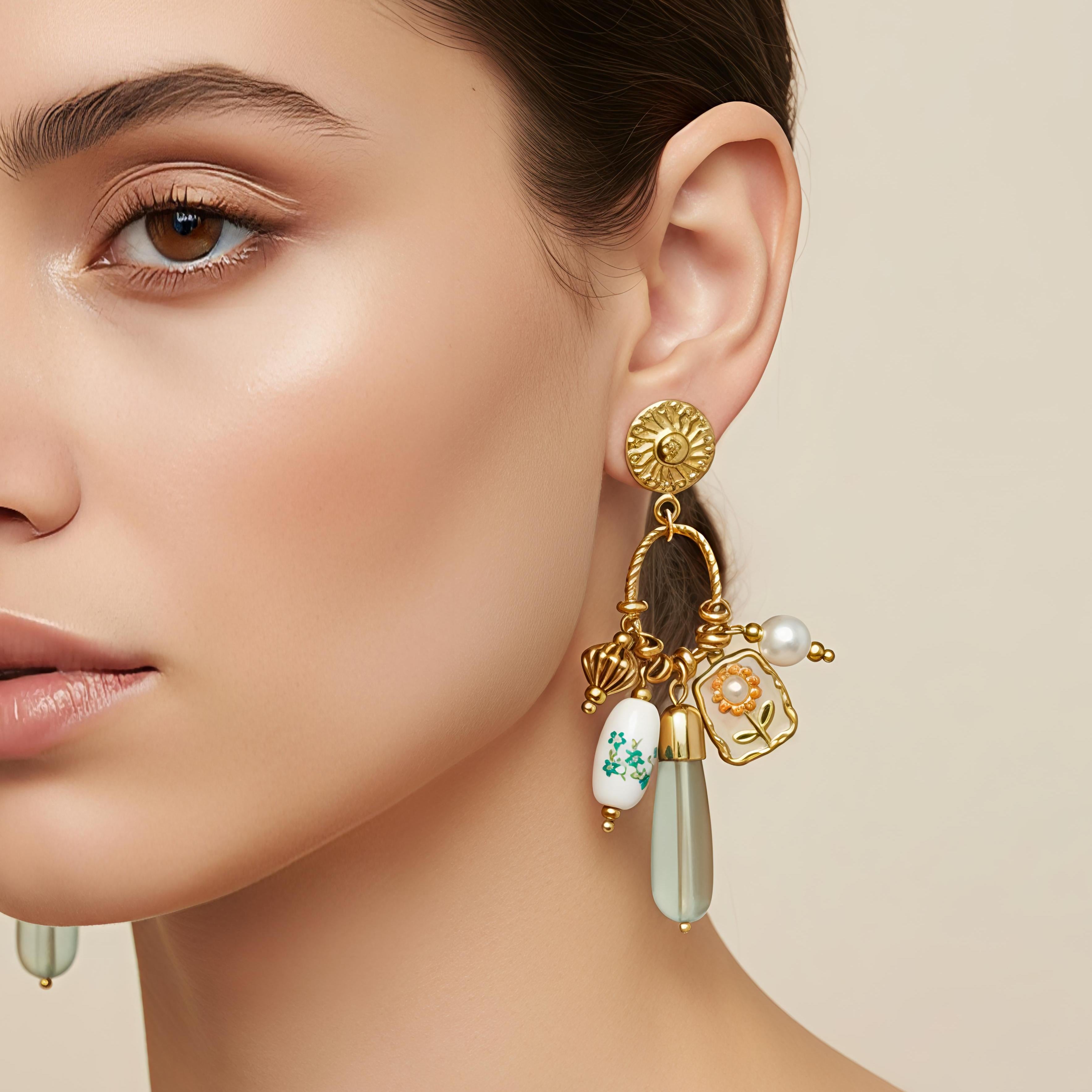 Boucles d'oreilles Flores