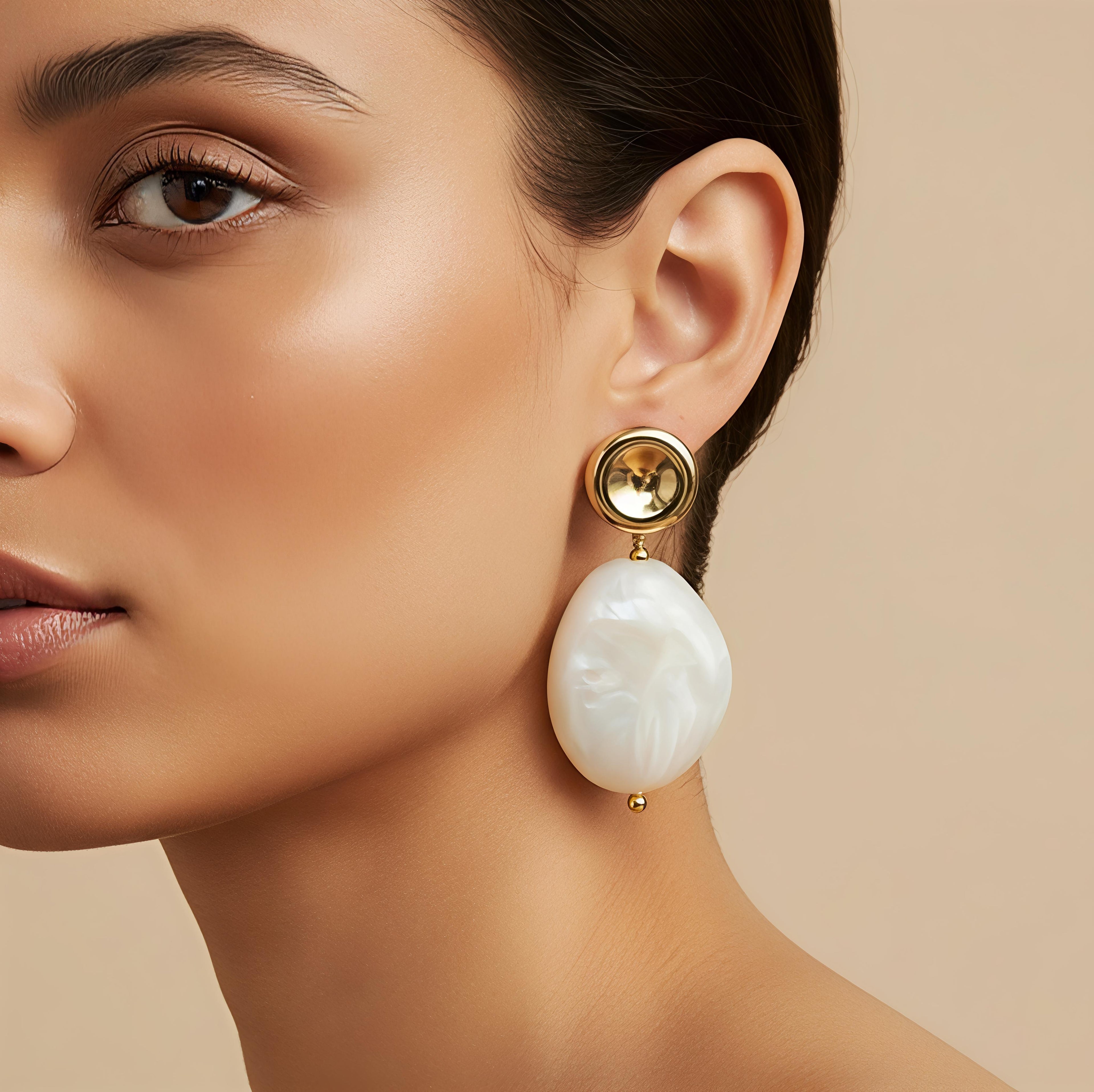 Boucles d'oreilles Galet