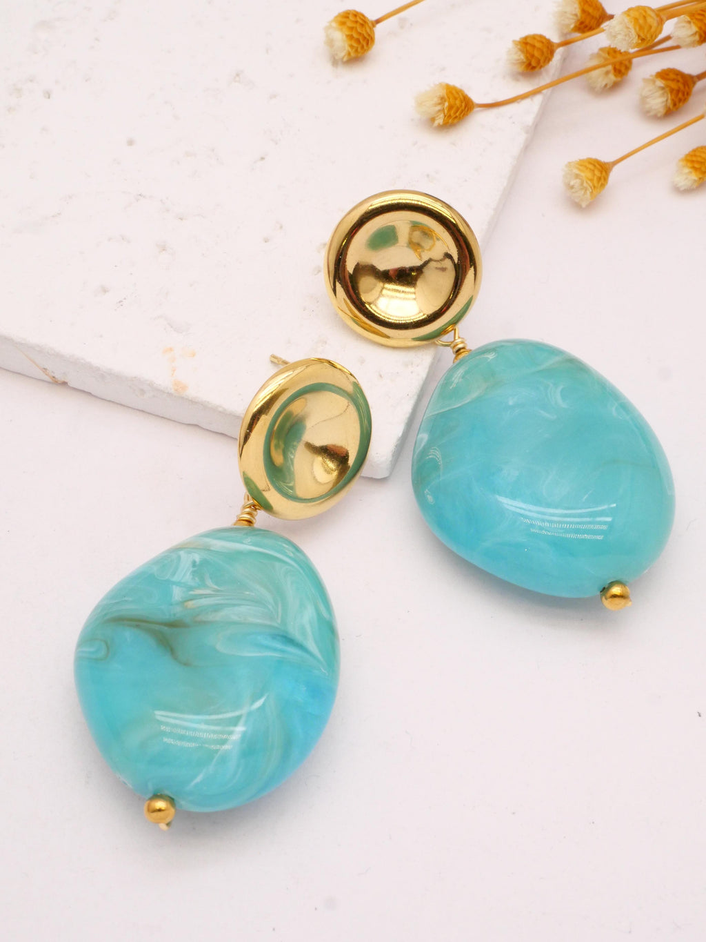 Boucles d'oreilles Galet