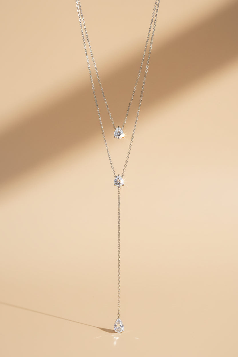 Collier Strass 2 Rangs